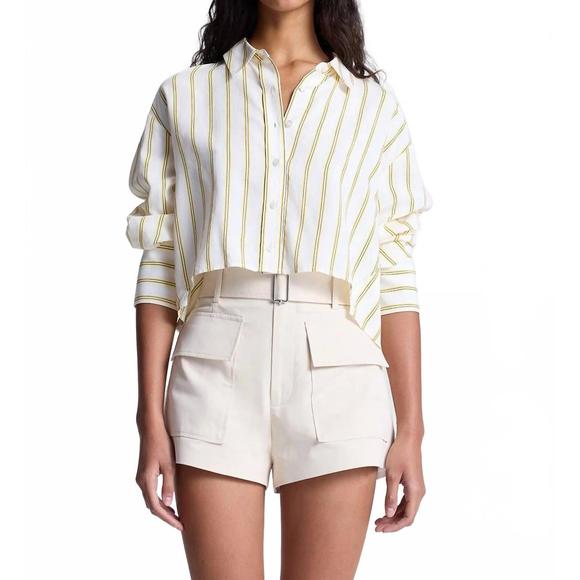 A.L.C. Tops - NEW A.L.C. women's maude top in canary stripe